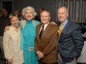 Director Amber Edwards, Carol Channing, Jerry Herman and Actors Fund Exec. Director J Photo
