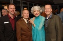 Jerry Herman and Carol Channing flanked by David Brinkman (Exec. Director, DAP) and K Photo