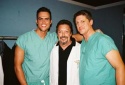 Cheyenne Jackson, Tim Curry and Christopher Sieber at 