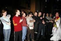 David Eggers with David Hyde Pierce and Curtains cast members Photo