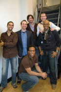 The Broadway Boys - Back row: Daniel Torres, Tyler Maynard; Middle row: Jesse Nager,  Photo
