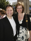 Director Leonard Foglia and Allison Janney Photo