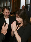 Director Leonard Foglia and Playwright Lisa Loomer Photo