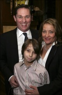 Richard Thomas with son Montana and wife Georgiana Photo