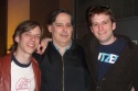 Joe Drymala, Michael Feingold (Head Theater Critic, The Village Voice) and Ryan J. Da Photo