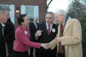 Kenneth Thorne- Chairman of the Board of Trustees, Diane Claussen, Mark S. Hoebee and Photo