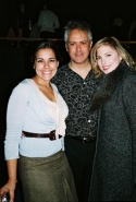 Michelle Bossy (Primary Stages Associate Artistic Director), Matthew Arkin and Hilary Photo