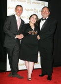 Nikki Blonsky (Hairspray) flanked by the film's director, Adam Shankman, and Marc Sha Photo