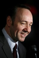 Kevin Spacey answers questions from the television press Photo