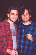 Jeff Marx and Robert Lopez who wrote the music and lyrics for Avenue Q

 Photo