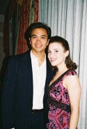 Jose Llana and Jenn Gambatese Photo