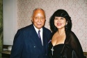 Former New York City Mayor David Dinkins and the evening's co-chair, Lolita Valderram Photo