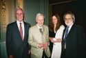 Roger Berlind, Horton Foote, Hallie Foote and John Weidman Photo