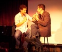 Justin Guarini and Host Seth Rudetsky (photo by Patrice Kraus) Photo