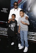 P. Diddy and family Photo