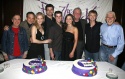 Anthony Fedorov with Tom Jones and cast members including Burke Moses, Julie Craig, J Photo
