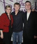 Anthony Fedorov with his parents Photo