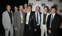 Hugh Dancy with Journey's End ensemble cast, including: Boyd Gaines, Stark Sands, Joh Photo