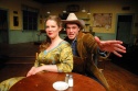 Rodeo cowboy Kyle Maddock (right) as Bo Decker entices chanteuse Laura Sorensen (left Photo