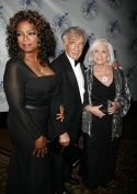 Oprah Winfrey, Elie Wiesel and wife Photo
