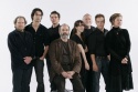 Director Daniel Sullivan (seated) with cast of Hamlet Photo