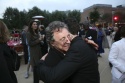 Frankie Valli hugs Christopher Kale Jones Photo