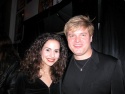 Mandy Gonzalez and Rob Evan after the show Photo