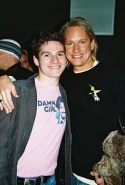 Jesse Vargas (Musical Director) and Carson Kressley  Photo