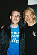 Ted Allen (Queer Eye for the Straight Guy, Bravo TV) and Carson  Photo