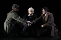 Craig Wallace as Marcellus, Jeffrey Carlson and Pedro Pascal as Horatio Photo