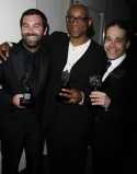 Duncan Sheik (Best Music), Bill T. Jones (Best Choreography) and Steven Sater (Best L Photo