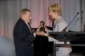 Karen Morrow presents the legendary Jerry Herman with Julie Harris Award for Lifetime Photo
