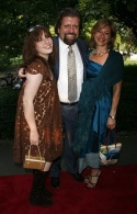 Oskar Eustis with wife and daughter Photo
