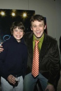 Michael poses with Graham Phillips (Theo) - the future of musical theater!  Photo