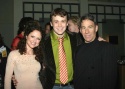 Lucky girl Jean Louisa Kelly (Catherine) with Michael Arden and Stephen Schwartz

  Photo