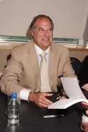 Stewart F. Lane at his book-signing  Photo