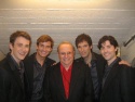 Michael Arden, Sean McDermott, longtime Streisand manager Marty Erlichman,
Hugh Pana Photo
