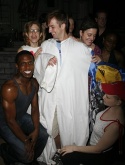 Curtis Holbrook, with Andre Ward, Jackie Hoffman, Mary Testa, Anika Larsen and cast m Photo