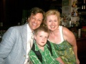 Jim Caruso with Sally Mayes and her son Ben Photo