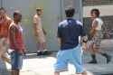 Andy Blankenbuehler rehearsing the dancers Photo