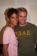 Tamyra Gray and Adam Pascal Photo