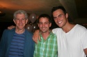 Tony Roberts, Robert Ahrens and Cheyenne Jackson Photo