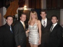 Michael Ingersoll, Jeremy Kushnier, Lucy Lawless, Drew Gehling and Jarrod Spector Photo