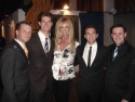 Jeremy Kushnier, Drew Gehling, Susan Anton, Jarrod Spector and Michael Ingersoll Photo