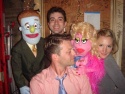 Jeremy Kushnier (Jersey Boys) with Rod, Robert McClure, Lucy T. Slut and Maggie Lakis Photo