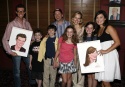 Ashley Brown (right) and Gavin Lee (left) with the cast of Mary Poppins Photo