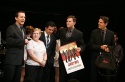 Robin Becker with Christian Hoff, John Lloyd Young, Daniel Reichard and J. Robert Spe Photo