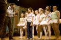 Layton Williams (Billy Elliot) and the Ballet Girls prepare to be filmed for 