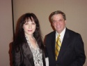 Bebe Neuwirth with Inside Broadwayâ€™s executive director, Michael Presser. Photo