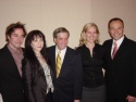 Roger Bart (who had to leave before the awards ceremony), Bebe Neuwirth, Michael Pres Photo